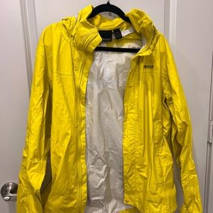 Marmot Yellow Rain Coat